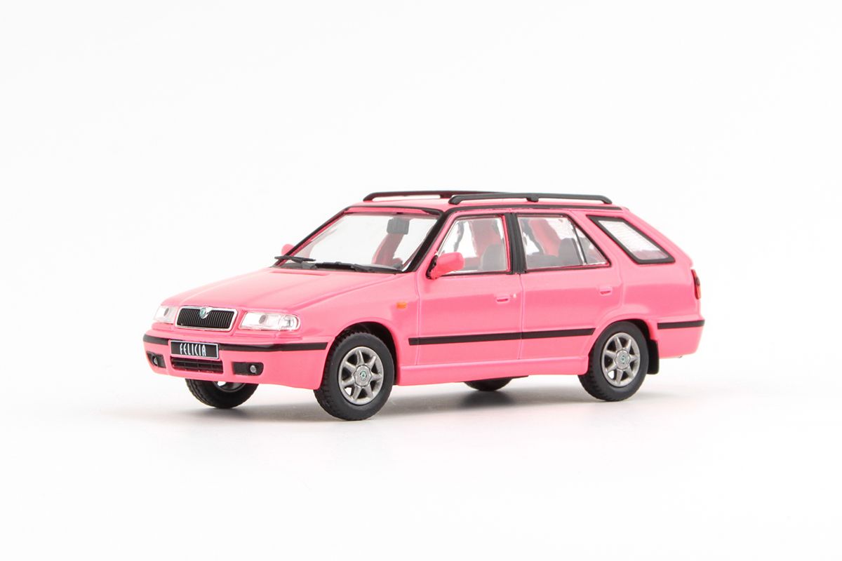 Škoda Felicia FL Combi (1998) 1:43 - Růžová