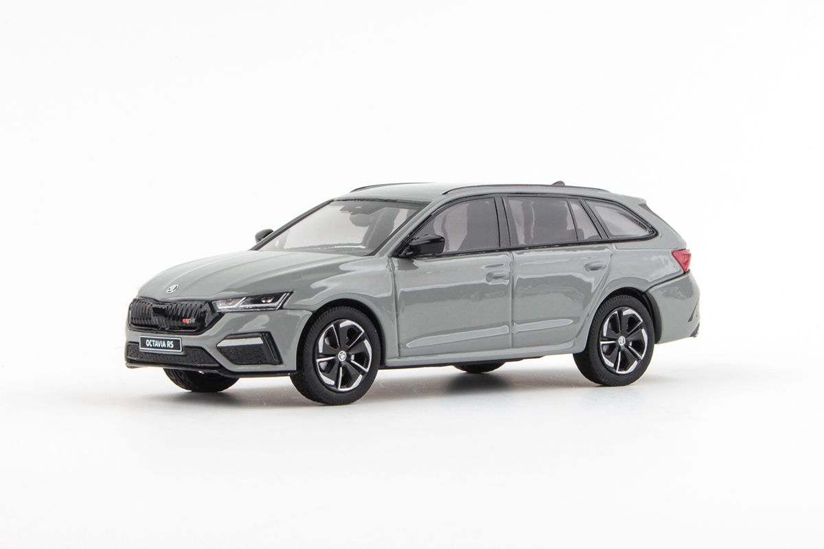 Škoda Octavia IV Combi RS (2020) 1:43 - Šedá Steel