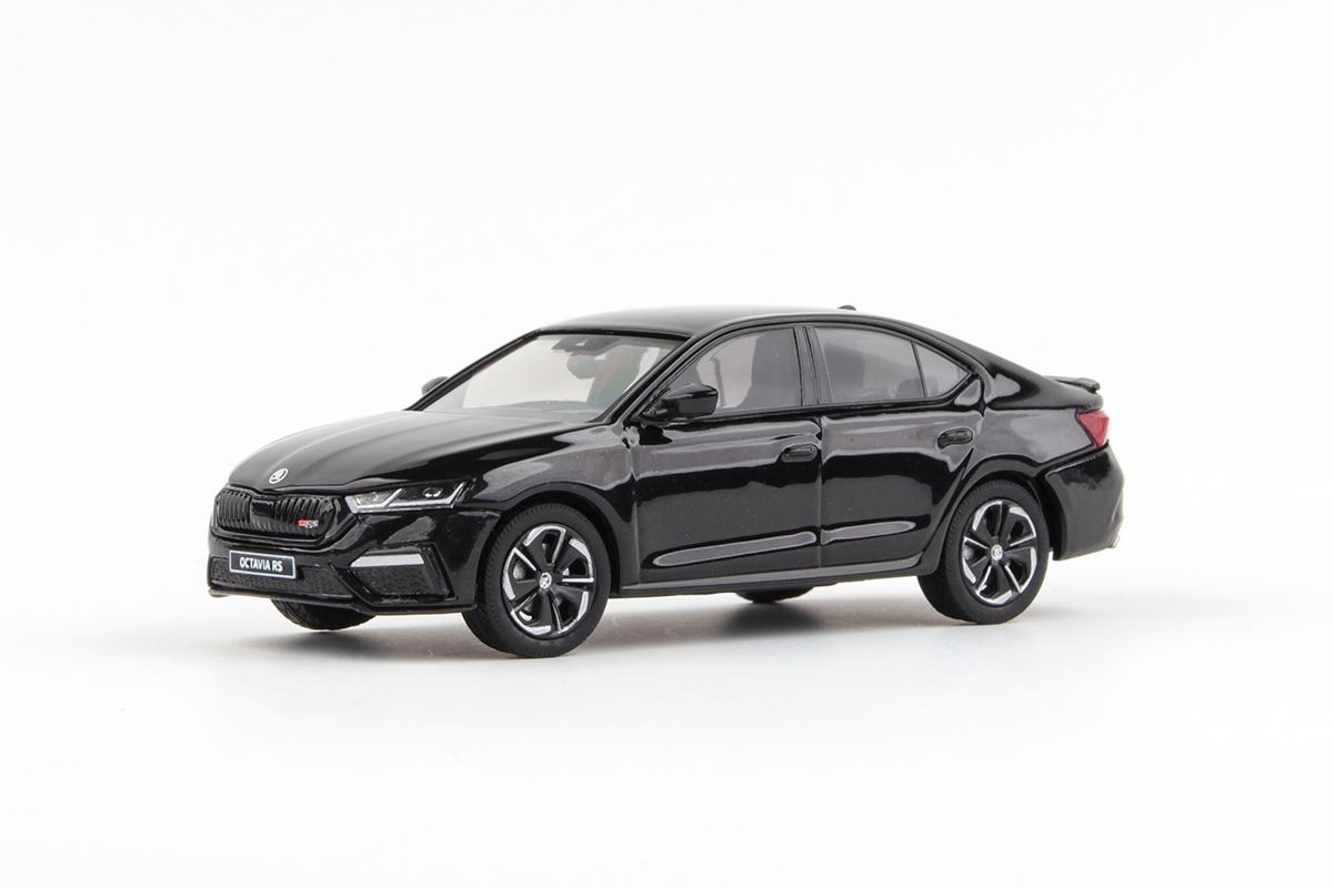Škoda Octavia IV RS (2020) 1:43 - Černý Crystal Metalíza