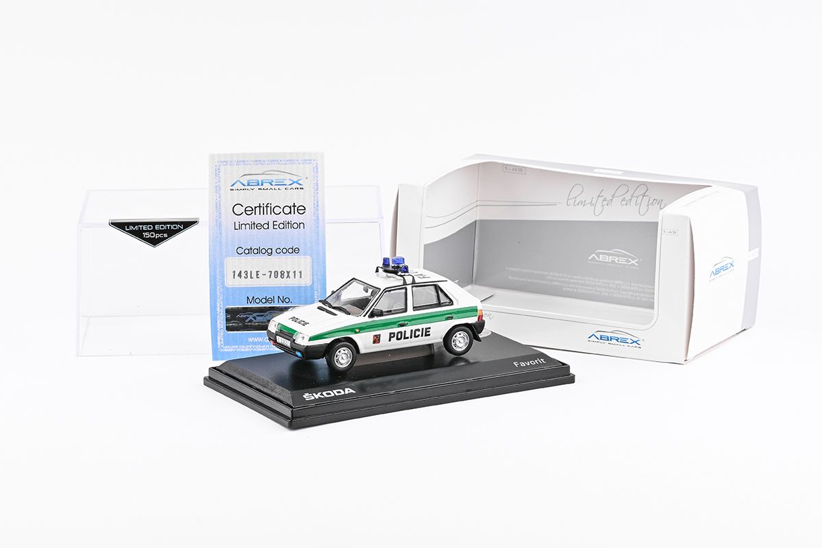 Škoda Favorit 136L (1988) 1:43 - Policie Prototyp 1990 #2