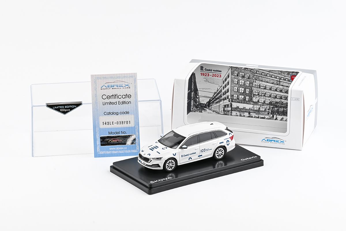 Škoda Octavia IV Combi (2020) 1:43 - 100 Let Českého Rozhlasu