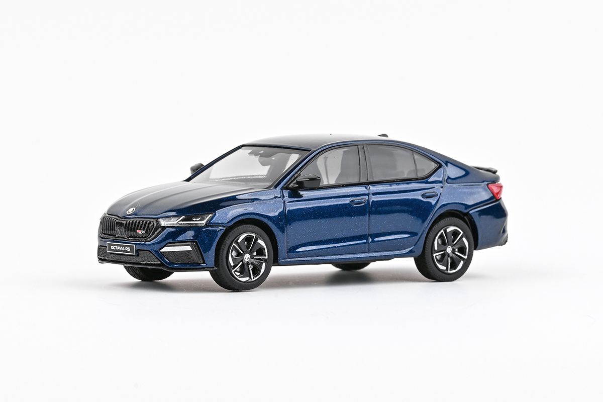 Škoda Octavia IV RS (2020) 1:43 - Modrá Storm Metalíza