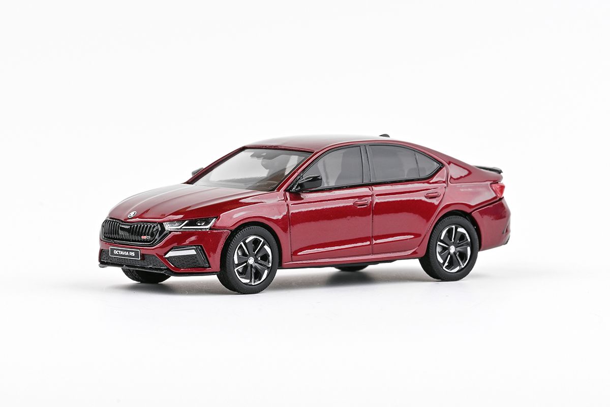 Škoda Octavia IV RS (2020) 1:43 - Červená Hotchilli Metalíza