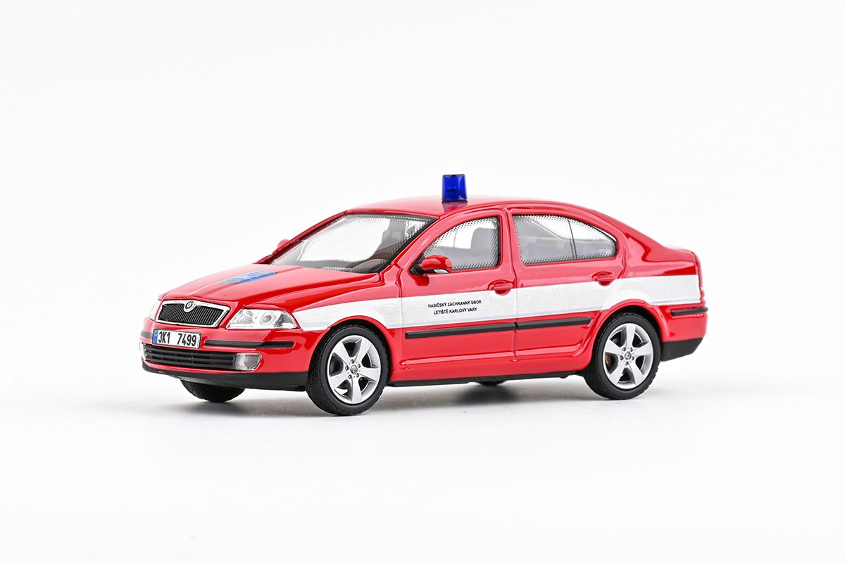 Škoda Octavia II (2004) 1:43 - HZS Letiště Karlovy Vary