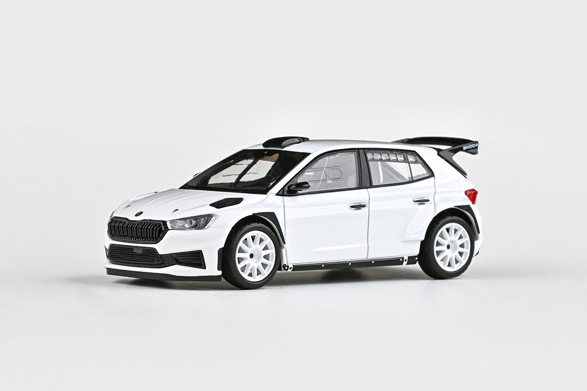 Škoda Fabia IV RS Rally2 (2022) 1:43 - Bílá