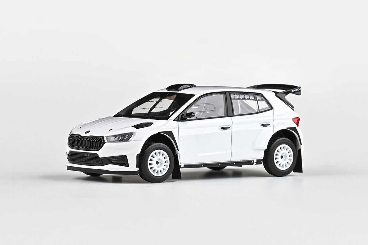 Škoda Fabia IV RS Rally2 (2022) 1:43 - Bílá