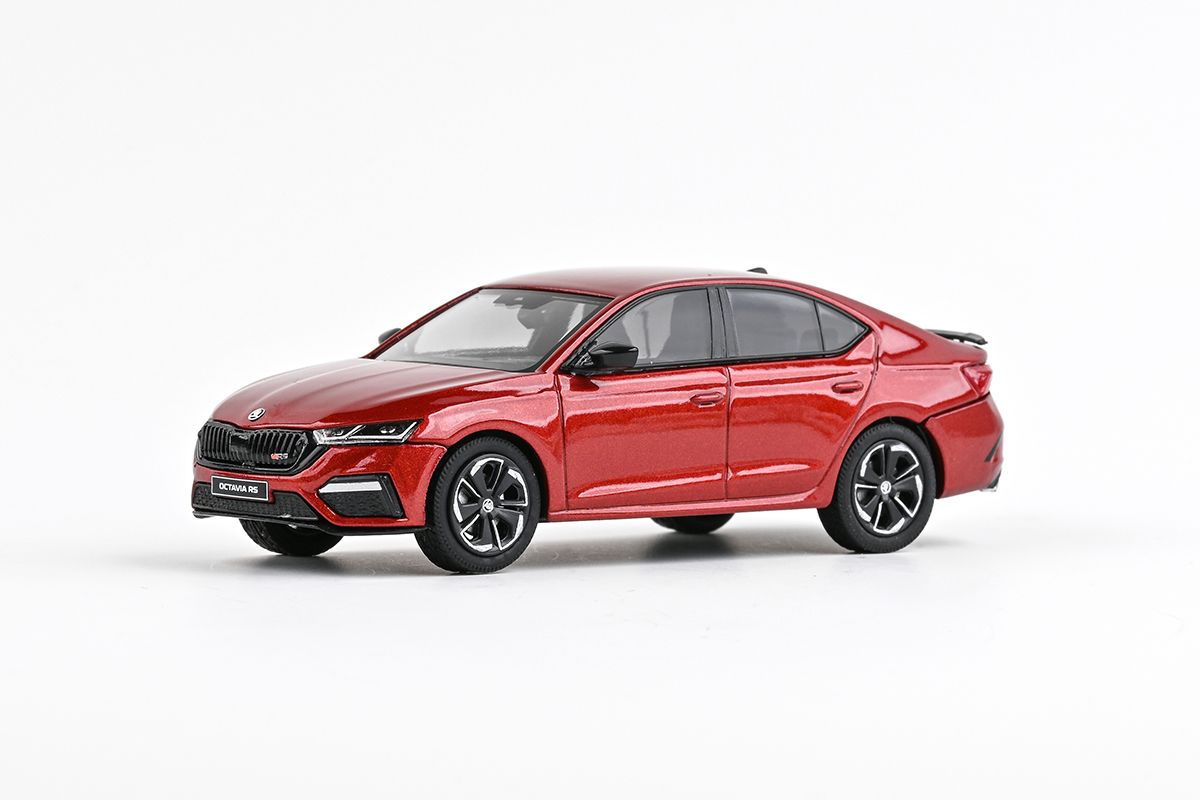 Škoda Octavia IV RS (2020) 1:43 - Oranžová Cayenne Metalíza