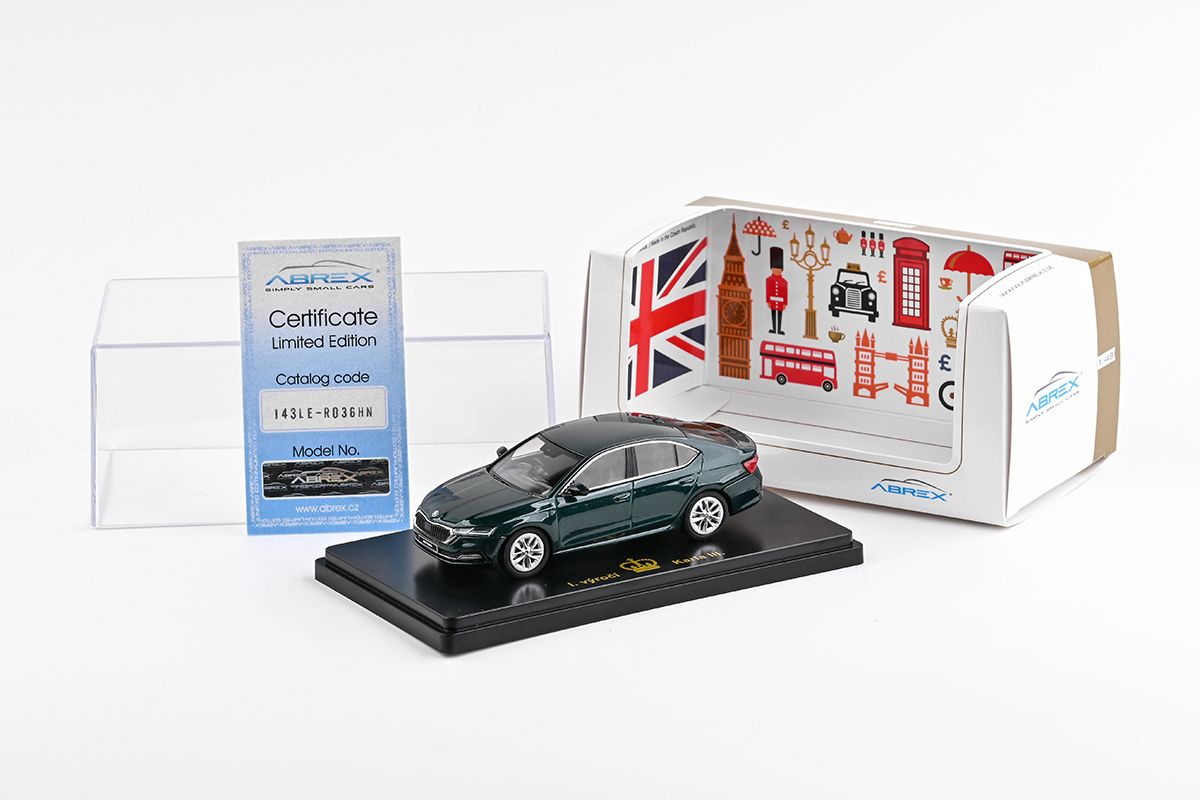 Škoda Octavia IV (2020) 1:43 - Zelená Royal Metalíza