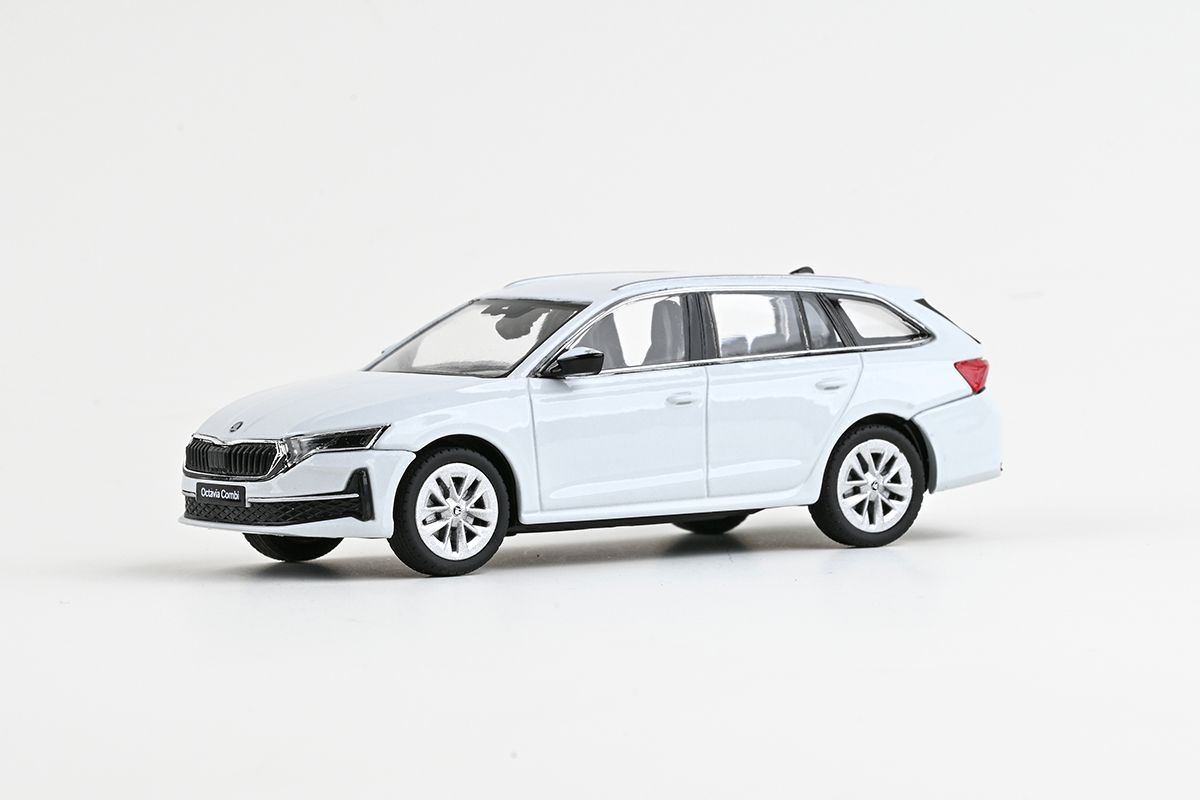 Škoda Octavia IV FL Combi (2024) 1:43 - Bílá Moon Metalíza
