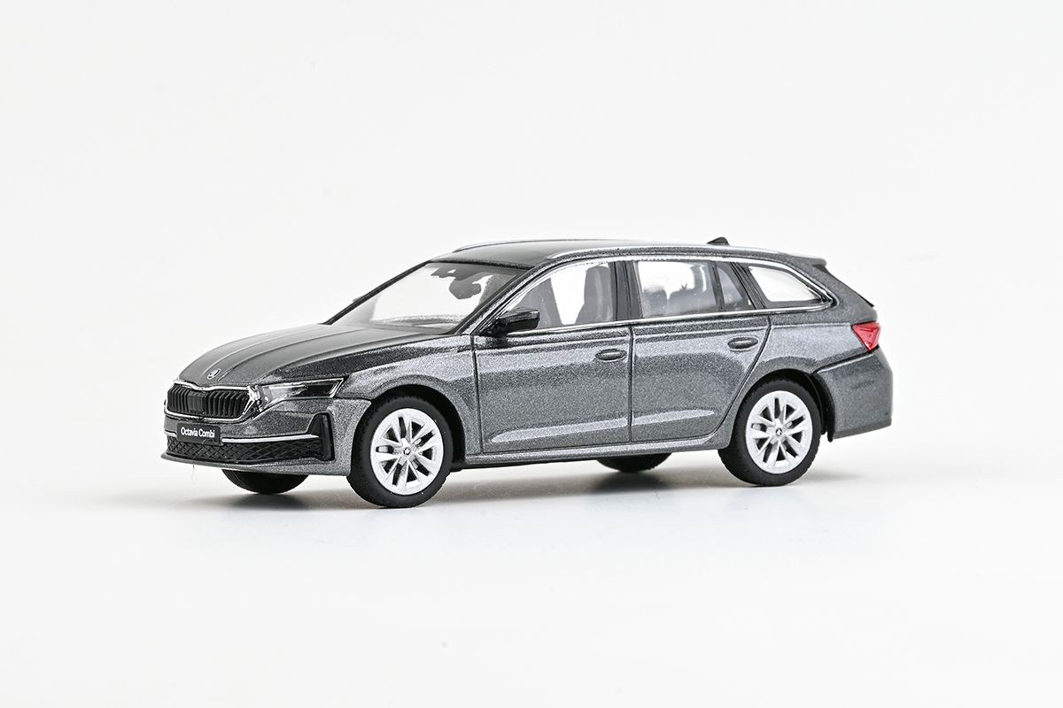 Škoda Octavia IV FL Combi (2024) 1:43 - Šedá Graphite Metalíza