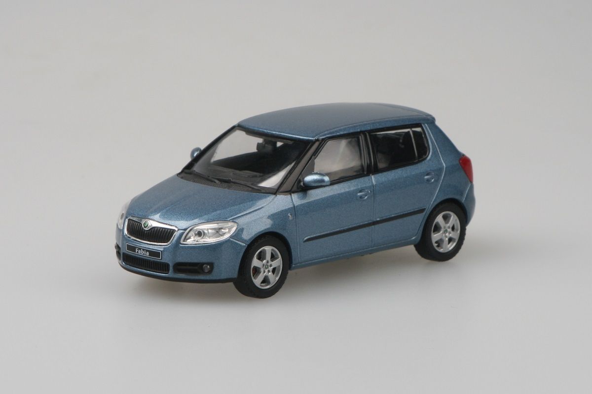 Kovový model Škoda Fabia II - pohled zepředu