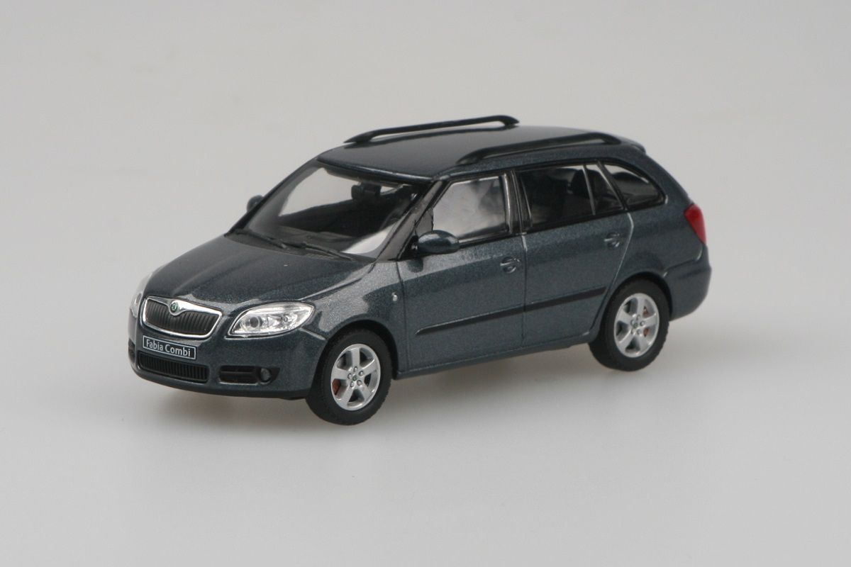 Škoda Fabia II Combi (2007) 1:43 - Šedá Anthracite Metalíza