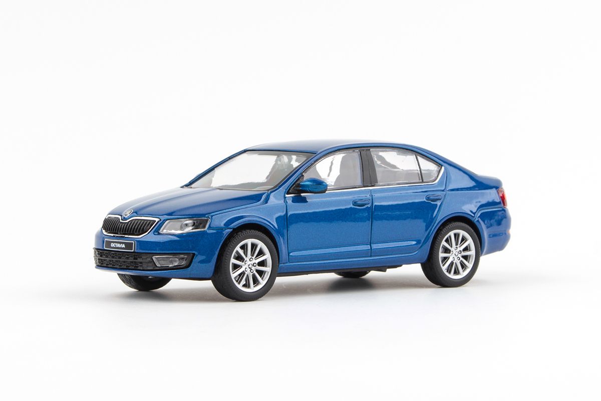 Škoda Octavia III (2012) 1:43 - Modrá Race Metalíza