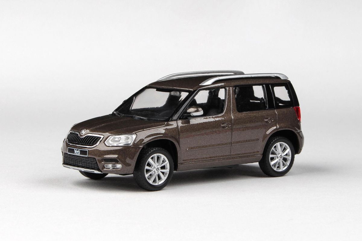 Škoda Yeti FL (2013) 1:43 - Hnědá Mato Metalíza