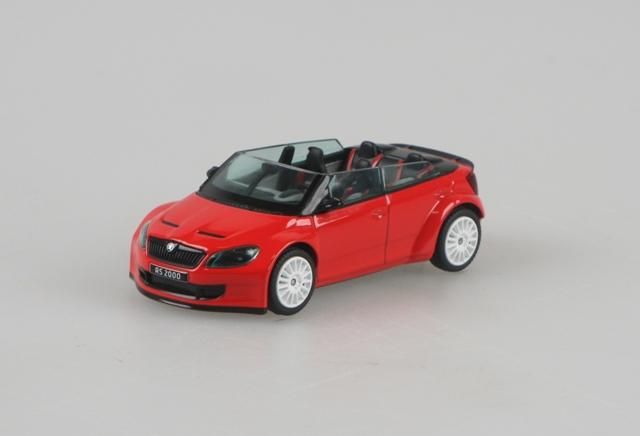 Škoda Fabia II FL RS2000 Concept (2011) 1:43 - Červená