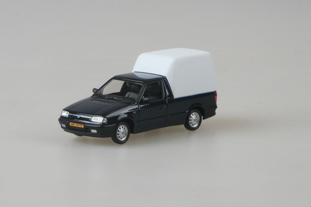 Kovový model Škoda Felicia Pickup - modrá královská