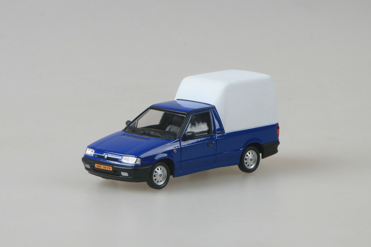 Kovový model Škoda Felicia Pickup - modrá arktická