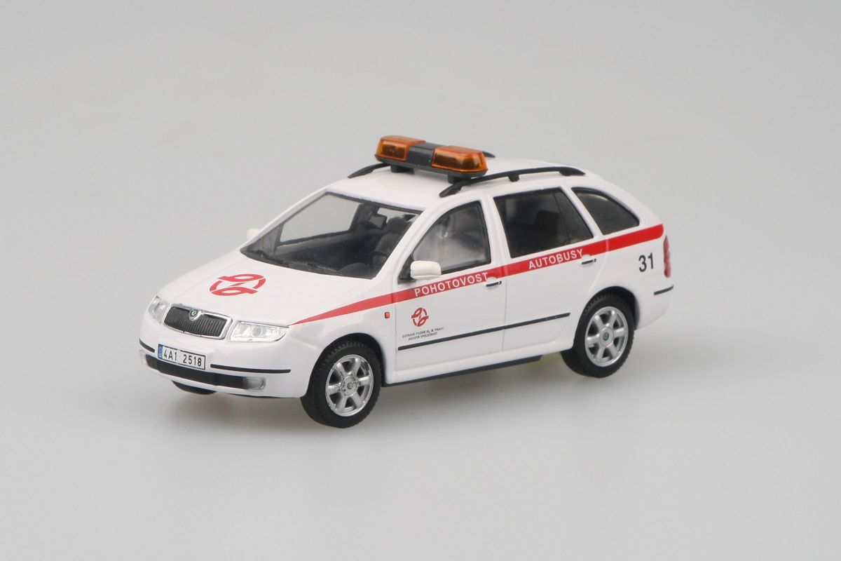 Škoda Fabia Combi (2000) 1:43 - DP hl.m. Prahy - Pohotovost Autobusy